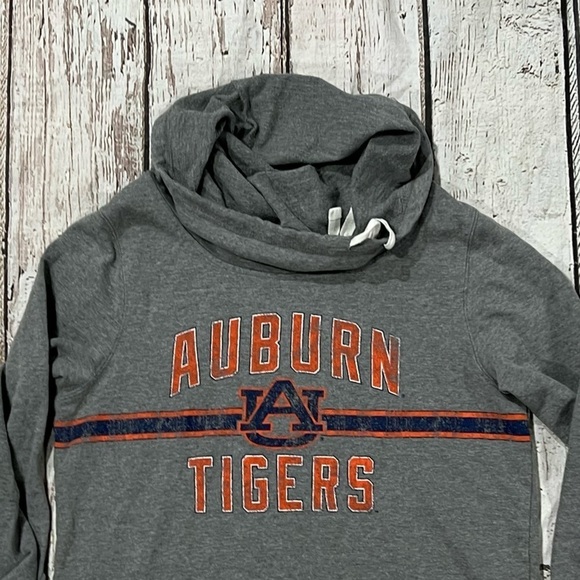 Auburn University Tigers NCAA College Women's NCAA Gray Hoodie Sweatshirt - Picture 2 of 3
